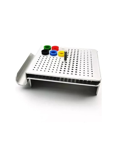 180 Delikli Diş Otoklav Frez Sterilizasyon Kutusu A