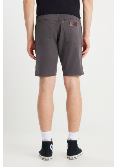 Wrangler 5 Cep Non Erkek Denim Şort W211205003 Antrasit