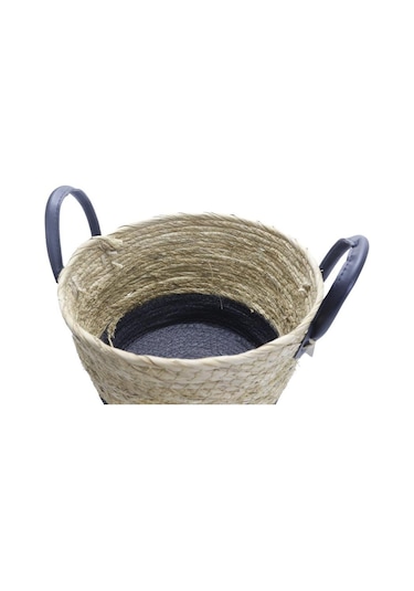T.concept Dekoratif Dayanıklı Rattan Hasır Sepet Küçük Boy
