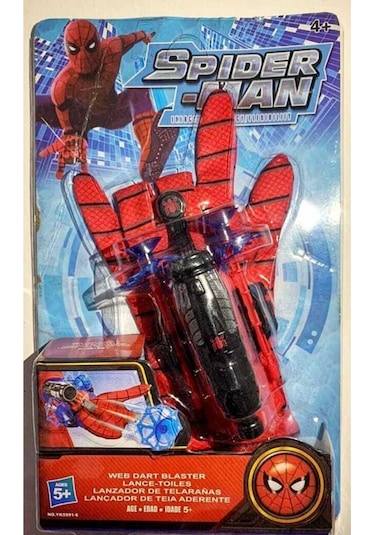 Spiderman Ağ Atan Eldiven Set Ok Atan Örümcek Adam Eldiveni