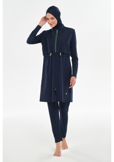 Spor Model Tam Kapalı Tesettür Mayo 3314 Koyu Lacivert Koyu Lacivert