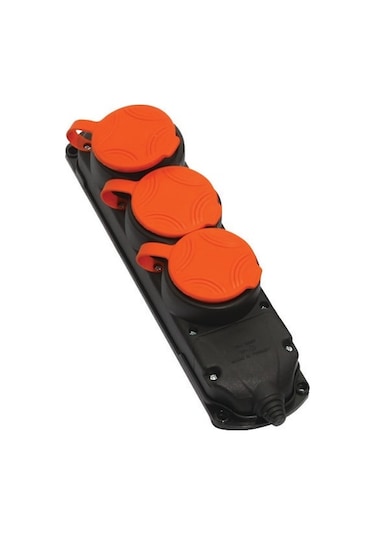 3lü Kauçuk Grup Priz Trifaze 3x25a N11.70