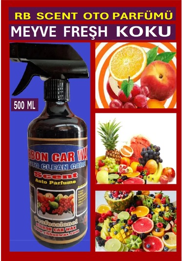 Rb Scent Parfüm Çilek Freş Sakız Kokusu 500 Ml Meyve