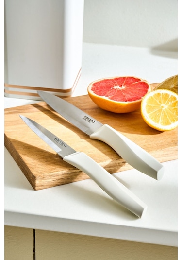 Karaca  Megacut Square 9 Parça Krem Bıçak Seti