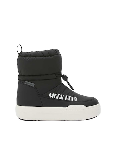 N001 Black Bot Kız Çocuk 80d3440090 Moon Boot Jr Park Tube Mid Wp Siyah