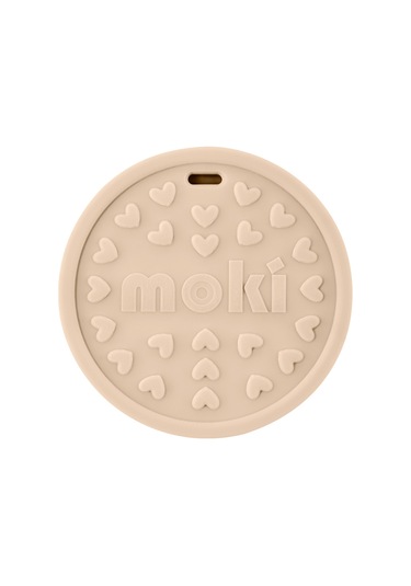 Silikon Diş Kaşıyıcı Kuki Latte Bej