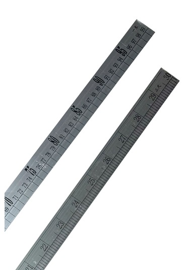 100 Cm Hafif Alüminyum Cetvel Gri