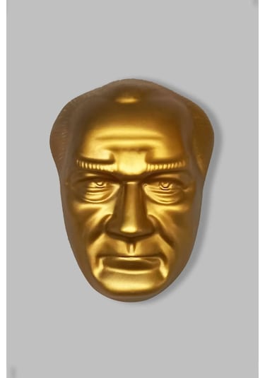 Atatürk Maskı 28 Cm Fiber Glass Okul Resmi Kurum Mask