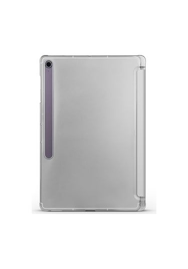 Kilifone - Galaxy Tab S10 Fe Plus Uyumlu - Tablet Kılıfı Smart Cover Standlı 1-1 Kılıf - Lila - T37677 Kılıf
