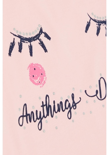 Breeze Kız Çocuk Kapri Taytlı Takım Rüya Temalı 1-4 Yaş, Pembe-pembe Pembe