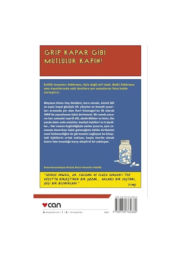 Maymun Evine Hoş Geldiniz - Kurt Vonnegut - Can Yayınları