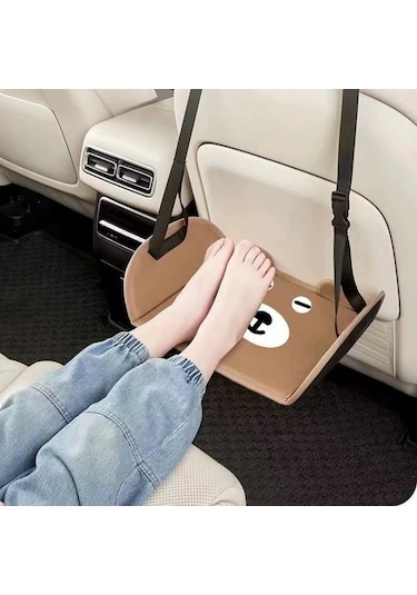 Elmpaly Araç Ayak Dinlenme Platformu, Ayaklık, 46x24.5cm Kahverengi, Konfor Ve Stil