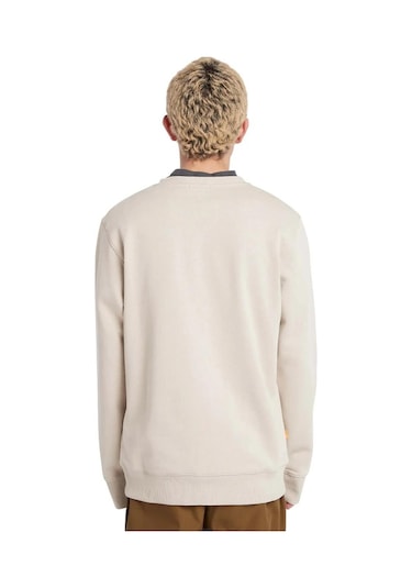 Timberland Tb0a27hc Wwes Crew Neck Rglr Krem Erkek Sweatshirt Krem