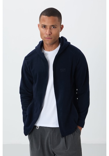 Tommy Life Connell Lacivert Rahat Kalıp Polar Erkek Sweatshirt - 88313 Lacivert