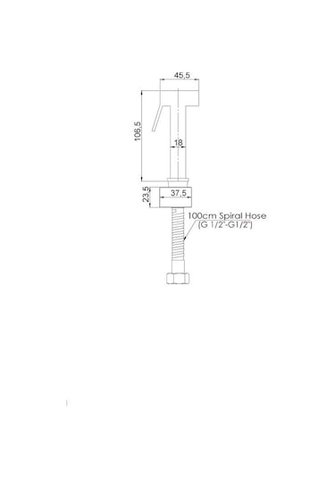 Gpd Spiralli Taharet El Duşu Pirinç Sts03 Krom