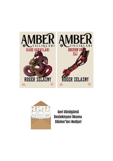 Kaos Sarayları Amber Yıllıkları 5 + Oberon Un Eli Amber Yıllıkları 4