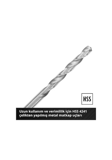 Einhell S-CASE 10 parça Metal Matkap Ucu Seti - 49108723