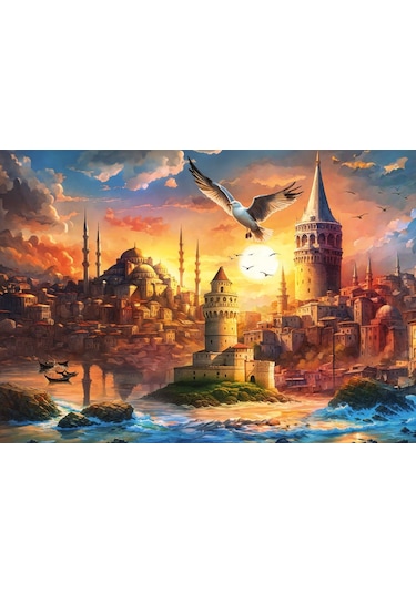 Ks Games 1000 Parça İstanbul Rüyası Puzzle - Serhat Filiz