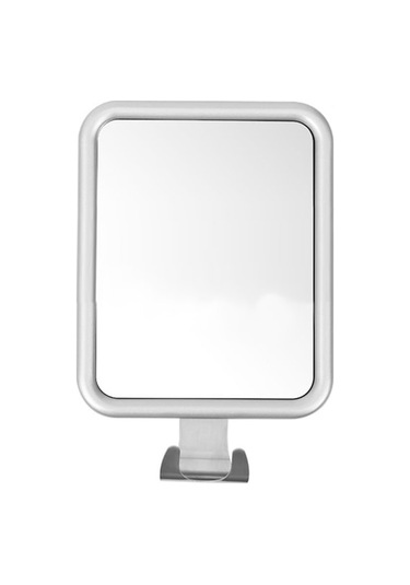 Banyo Aynası - Buharlanma Önleyici, Vantuzlu, Tıraş Ve Makyaj İçin Pratik Ayna Gümüş Gümüş