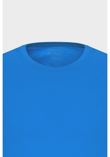 AC&Co / Altınyıldız Classics Erkek Saks Slim Fit Dar Kesim %100 Pamuk Bisiklet Yaka Kısa Kollu Tişört Saks AC&Co / Altınyıldız Classics Erkek Saks Slim Fit Dar Kesim %100 Pamuk Bisiklet Yaka Kısa Kollu Tişört Saks