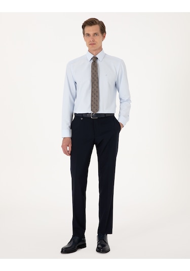 Pierre Cardin Erkek Açık Mavi Gömlek Basic 50316734-vr003 Açik Mavi