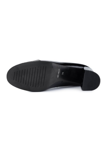 Relax Anatomic Kadın Hakiki Deri Siyah Comfort Ayakkabı 611 H61019 Bn Ayk Y25 Black Crc/black Vrnc Siyah