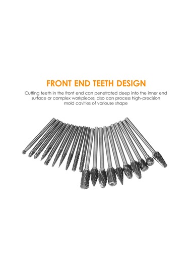 Xindoker 20 Adet Tungsten Carbide Testere Dişli Ahşap File Seti - Farklı Tip Ve Boyutlar, Plastik Kutu İle