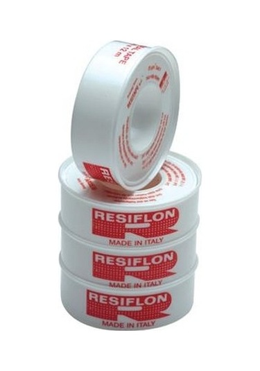 Resiflon Teflon Bant 1000 Adet - 12 mm x 0.076 mm x 12 Metre