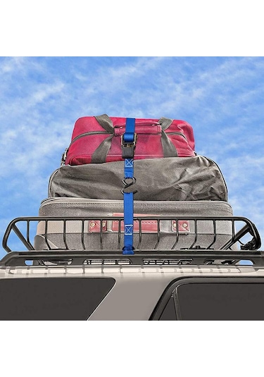 Atv'ler Ve Motosikletler İçin Çok Amaçlı Çapraz Dokuma Bagaj Askıları, Boyut: 2,5 X 30,5 Cm Turuncu