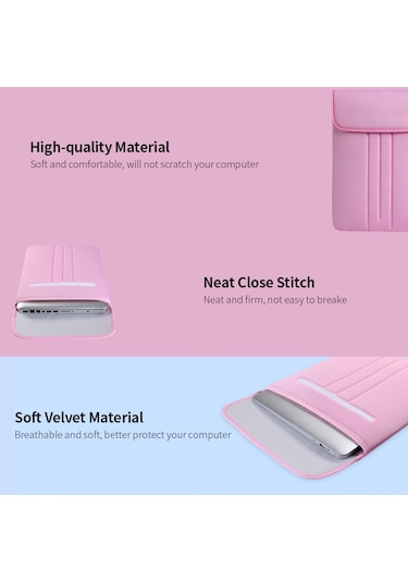 Lemestar 13" Ultrabook, Dizüstü Bilgisayar Ve Tablet İçin Antistatik Köpük Malzeme İş Güvenli El Çantası Gri Siyah