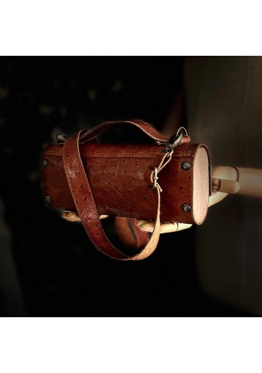 Hakiki Deri, El Yapımı Bayan Çanta, Bayan Cüzdan Larissa V43 Açık Kahverengi