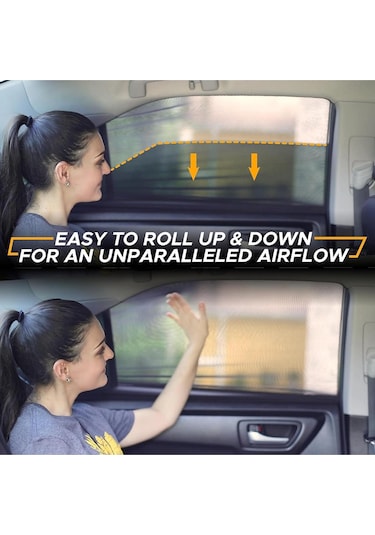 Oto Güneşlik Perde Araç Yan Cam Güneşlik Araba Güneşlik Perdesi A