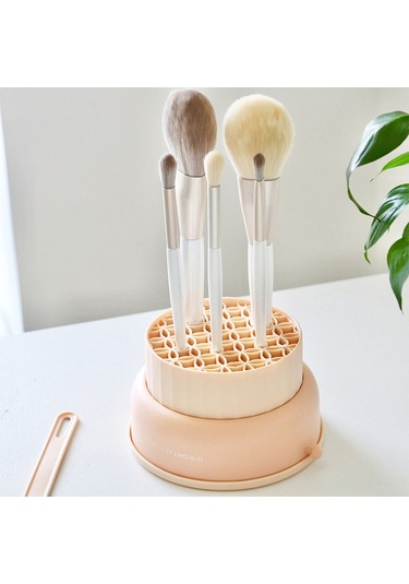 Mufunye Makyaj Fırçası Temizleyici, Pudra Pufu Ve Kurutma İçin Güzellik Yumurtası, Mor