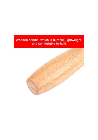 Shineyee Orta Boy Lastik Tamir Aracı - Hava Emici Yuvarlak, Ahşap Kollü, Dayanıklı Ve Kolay Kullanım