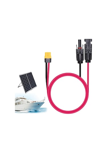 Sunpro  Xt60 - Mc4 Konnektör Güneş Paneli Şarz Kablosu 5 M