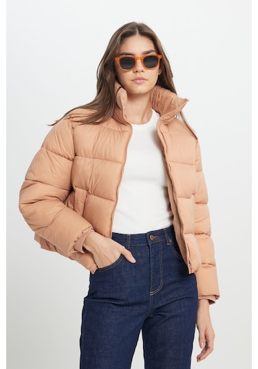 Wrangler Loose Fit Rahat Kesim Pembe Şişme Mont Çok Renkli
