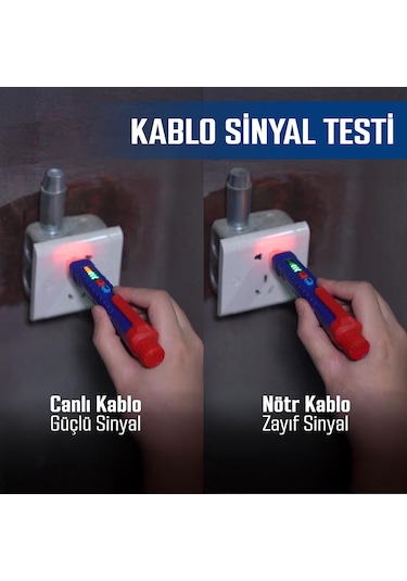 Workpro Wp295004 12-1000 Volt Ac Yüksek Hassasiyetli Profesyonel Voltaj Dedektörü
