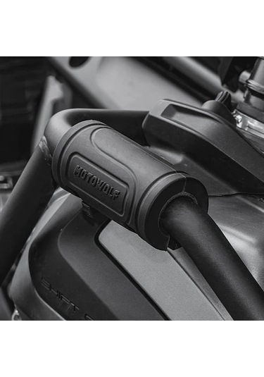 Xuweiwei Black-4pc 4 Parça Silikon Motor Koruyucu Universal Motosiklet Harley Yamaha