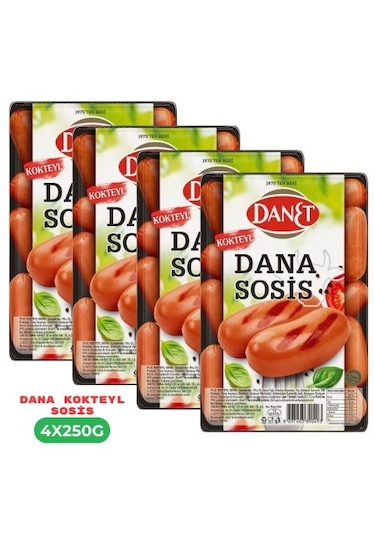 Dana Kokteyl Sosis I 4 X250 Gr