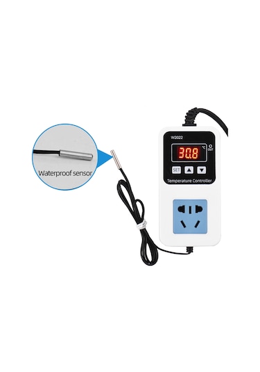 Kangvka Akıllı Dijital Termostat -50 C'den 120 C'ye Hassas Sıcaklık Kontrolü