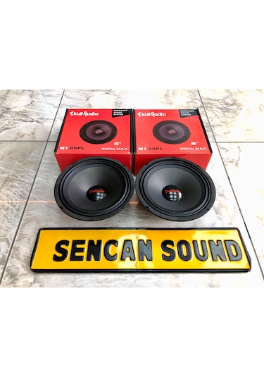 Skull Audio M1-8spl 20cm 250w Rms Spl Midrange - Sencan Sound