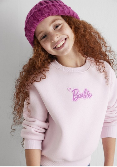 Mavi - Barbie Baskılı Pembe Sweatshirt 7s10185-71007 Pembe