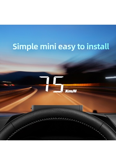 Padalink 3.7 İnç Sürücü Parametreleri Görüntüleyici, Evrensel Araç Kullanıma Uygun, Başsız Projeksiyon, Sürücü Güvenliği Ve Kolaylık Artırıcı Sürücü Bilgisayarı