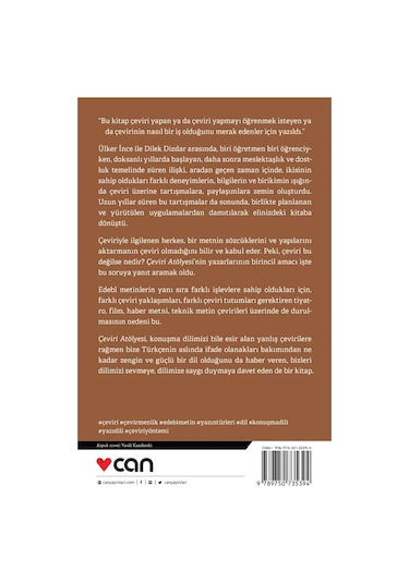 Can Yayınları - Çeviri Atölyesi - 9789750735394 9789750735394