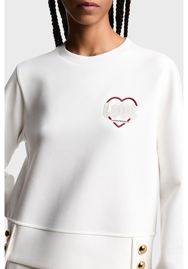 Emporio Armani Bayan Sweat Ew001361 Af10002 U0006 Beyaz Beyaz