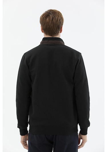 Finesuits Erkek Pike 3 İplik Sweatshirt 242209015.p3phrkr Siyah