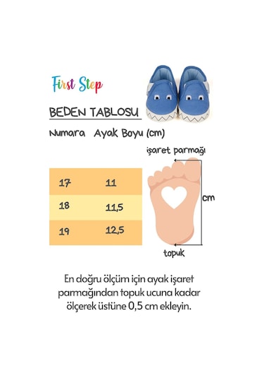 Fil Bebek Nakışlı Patik Yürüme Öncesi Gri