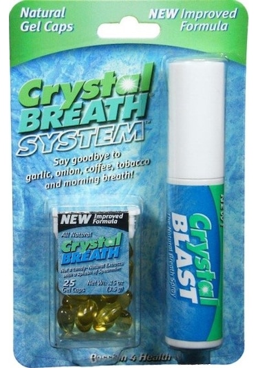 Crystal Breath Ağız Spreyi + Taze Nefes Kapsülleri 25'li