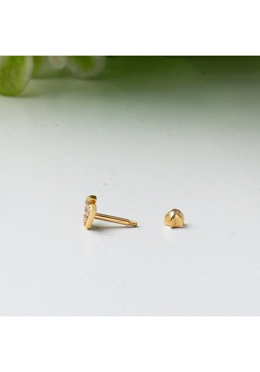 Bilezikci 14 Ayar Altın Tragus Piercing Küpe Kphsy14k22518
