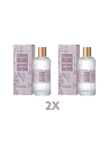 Cam Şişe Mimoza Kolonya 200ml + 200ml